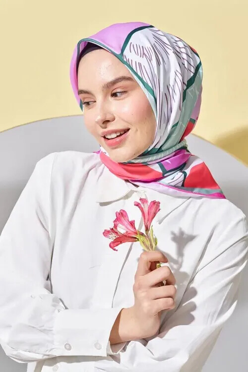 Monetta Twill Serisi Puzzle - Pembe / Yeşil - 3