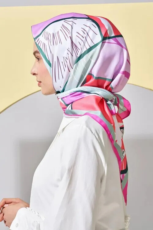 Monetta Twill Serisi Puzzle - Pembe / Yeşil - 2