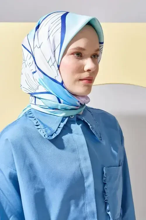 Monetta Twill Serisi Puzzle - Su Yeşili - MADAME POLO