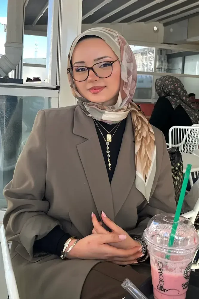 Passionate Floret Desen Şal - Vizon - MADAME POLO