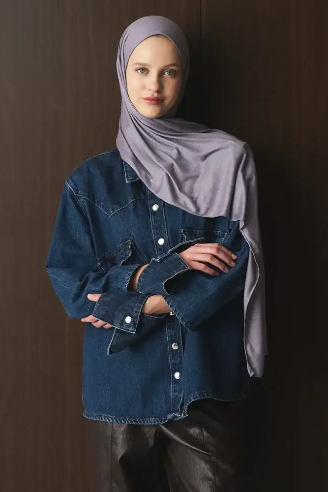 Penye Şal - Antrasit - 1