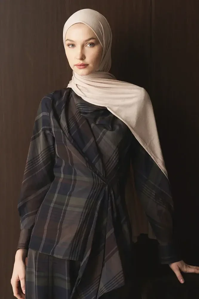 Penye Şal - Bej - 1