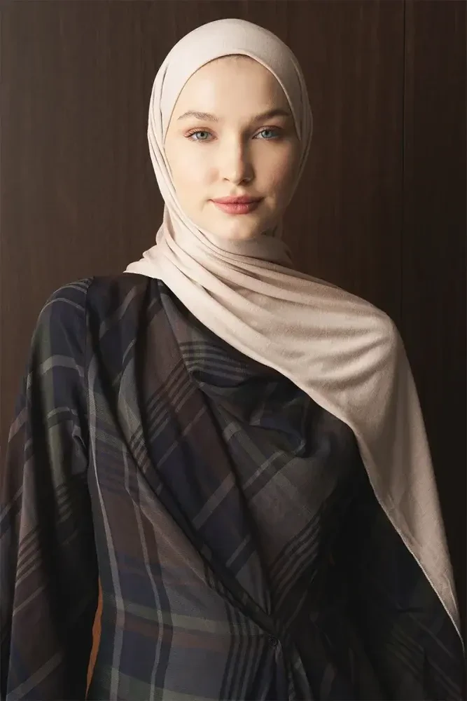 Penye Şal - Bej - MADAME POLO