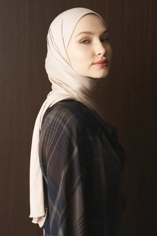 Penye Şal - Bej - 5