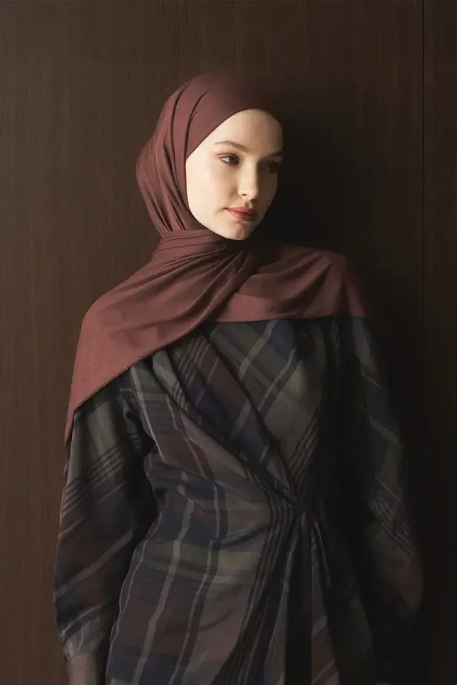 Penye Şal - Çikolata Kahve - 1