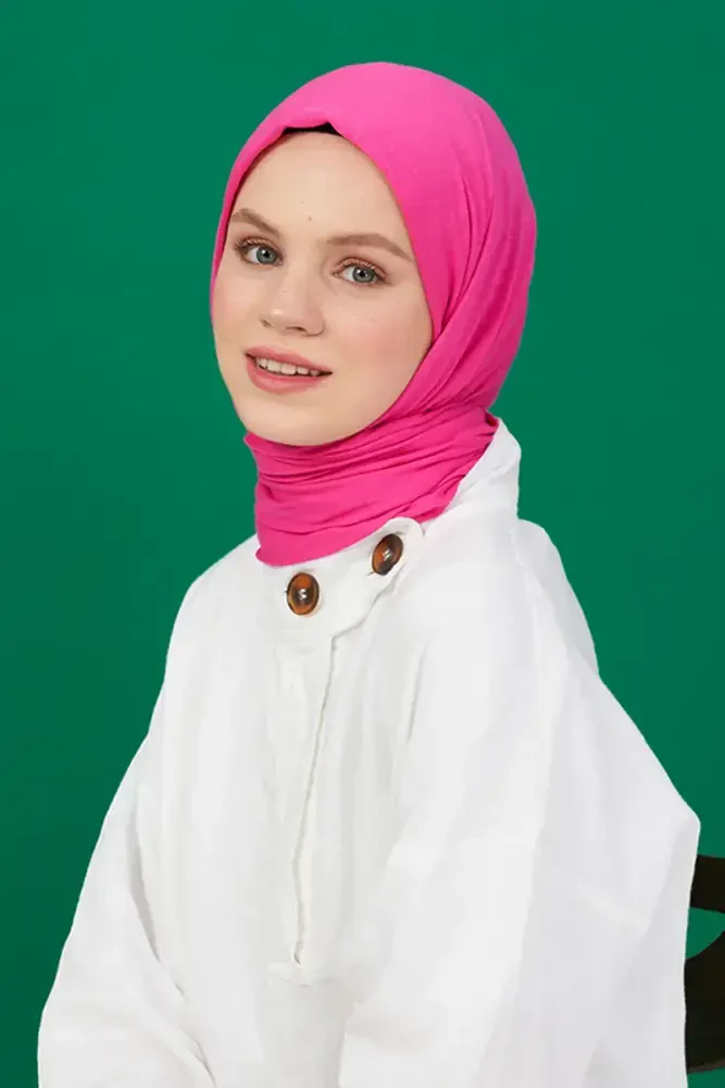 Penye Şal - Fuşya - 1