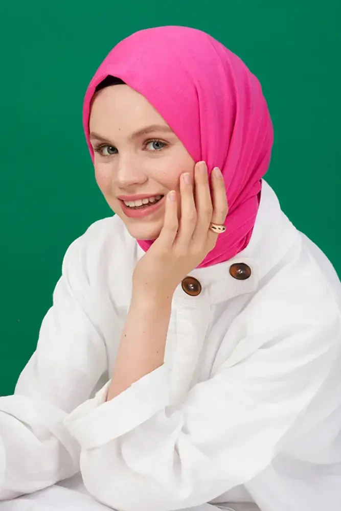 Penye Şal - Fuşya - MADAME POLO