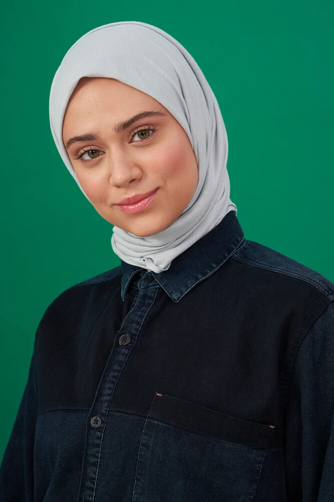 Penye Şal - Gümüş - MADAME POLO