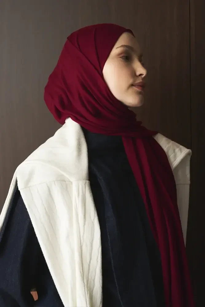 Penye Şal - Kırmızı - 3