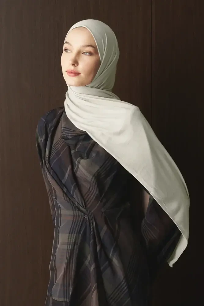 Penye Şal - Krem - MADAME POLO