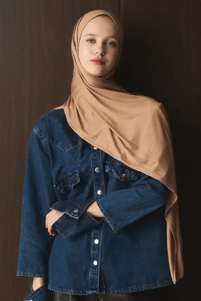 Penye Şal - Latte - 3