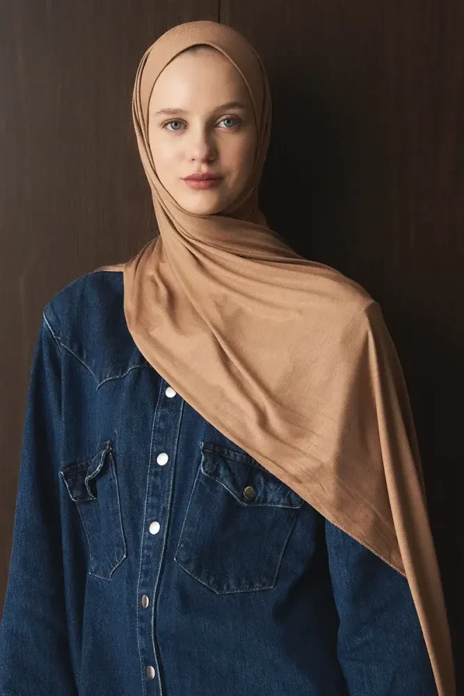 Penye Şal - Latte - 4