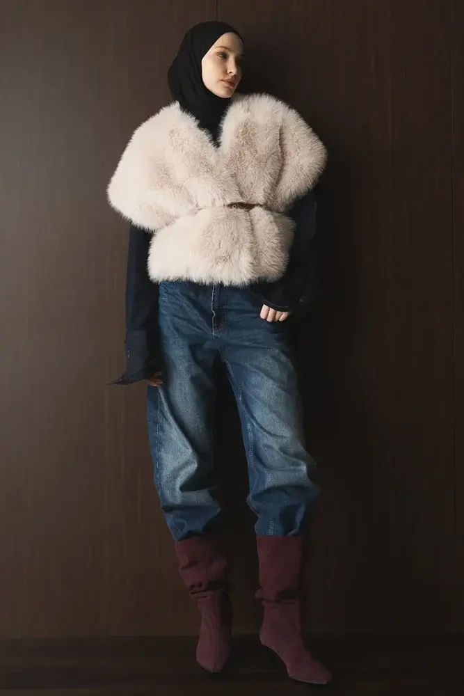 Penye Şal - Siyah - 6