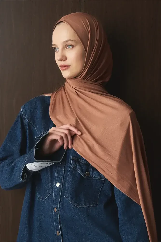 Penye Şal - Somon - MADAME POLO