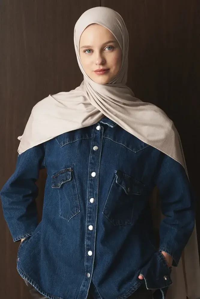 Penye Şal - Taş - MADAME POLO