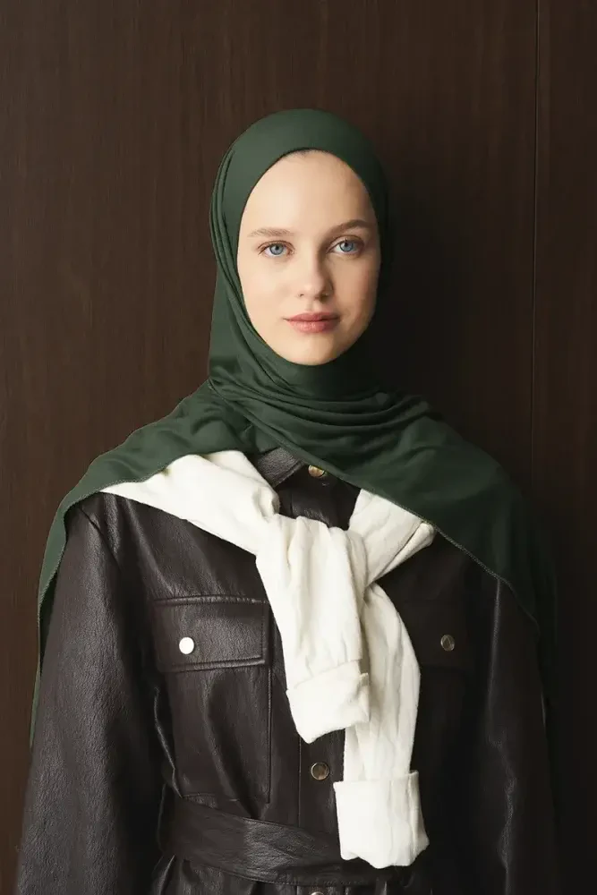 Penye Şal - Yaprak Yeşili - 2