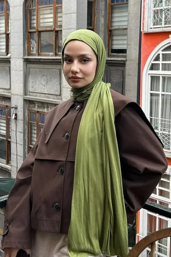 Penye Şal - Yeşil - MADAME POLO