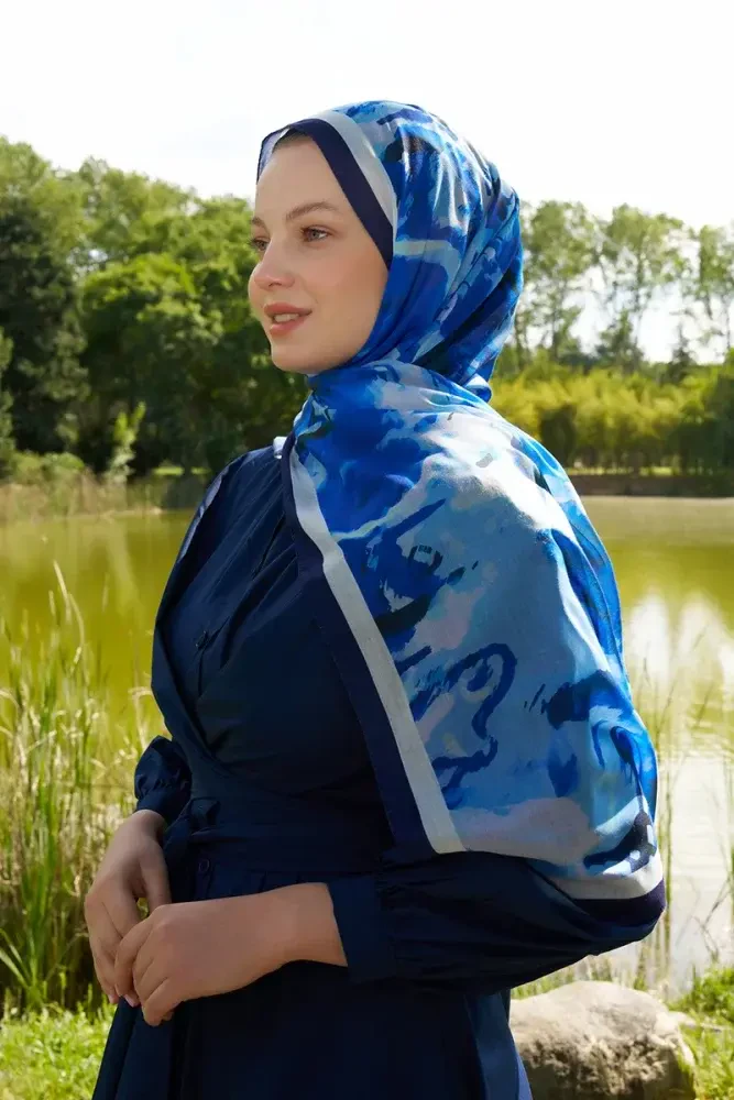 Prestige Carmen Desen Şal - Saks - 1