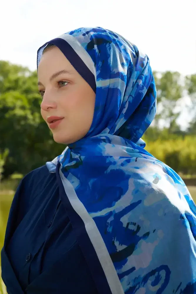 Prestige Carmen Desen Şal - Saks - 2