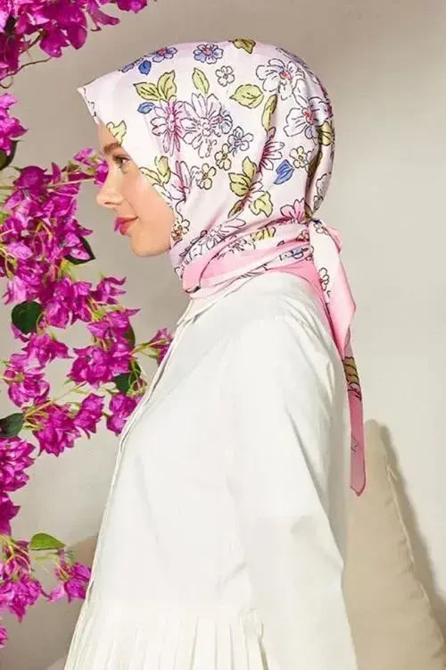 Rokoko Serisi Kır Çiçekleri - Pembe - 3