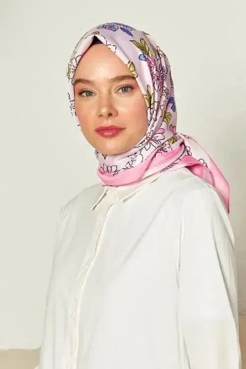 Rokoko Serisi Kır Çiçekleri - Pembe - 2
