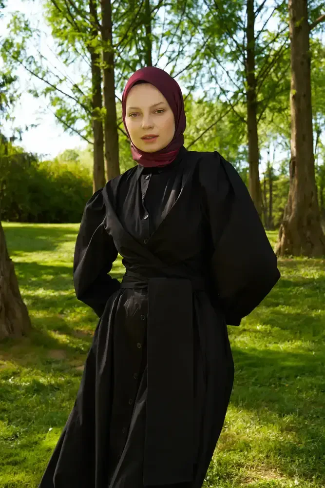 Rustic Batik Desen Eşarp - Kırmızı - MADAME POLO