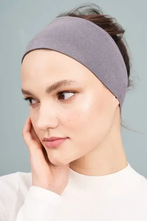 Silikonlu Bandana Bone - Gri - 4