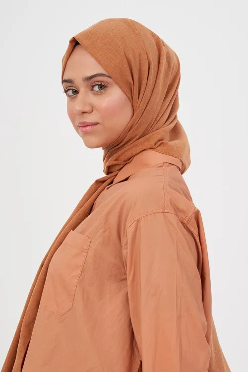 Taşlanmış Pamuk Şal - Balköpüğü - MADAME POLO