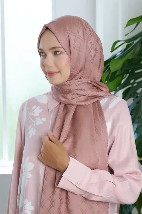 Timeless Koleksiyonu Kare Desen - Bronz 