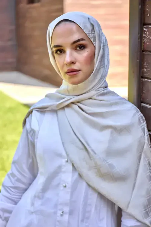 Timeless Koleksiyonu Kare Desen - Taş 